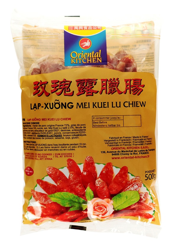 Salsicce cinesi di maiale - Oriental Kitchen 500g. Salsicce cinesi di maiale - Oriental Kitchen 500g.